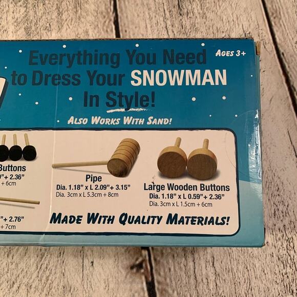 MINNARK SPORTS “Build Your Own Snowman” New In Box Kit - Picture 5 of 6